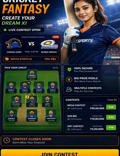 Hero11 (hero11) fantasy cricket & matchday visual 3